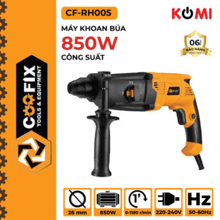 COOFIX 26MM ROTARY HAMMER DRILL MACHINE  850W CF-RH005