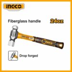 Ball Pen Hammer 1.5lb (24oz) Ingco hbph81024