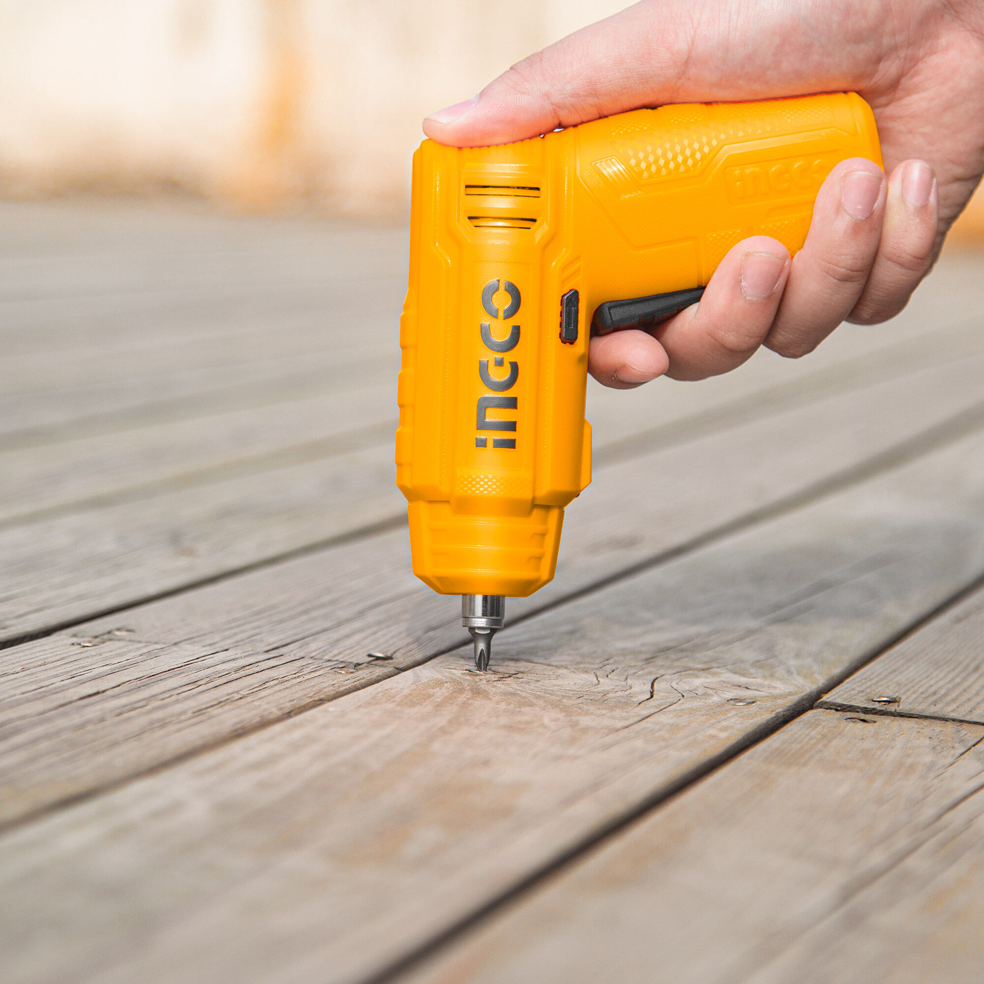Lithium-ion Industrial Cordless Screwdriver- 4v Ingco csdli0402 5 Lithium-ion Industrial Cordless Screwdriver- 4v Ingco csdli0402 - Image 5