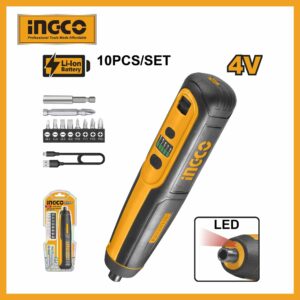 Lithium-ion Cordless Screwdriver 4v Ingco csdli0413