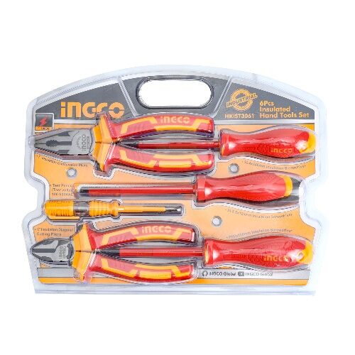 6 Pcs Insulated Hand Tools Set Ingco hkist3061