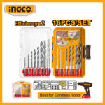 16 Pcs metal, masonry and wood drill bits set INGCO AKDL11608