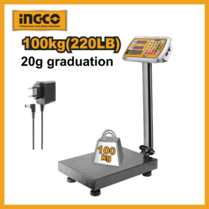 Digital Scale 100kg (12"x16") Ingco hesa31003