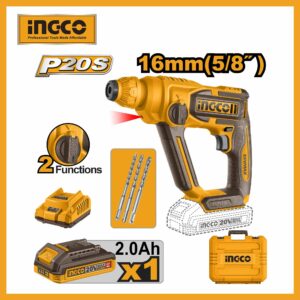 Lithium-ion Rotary Hammer 20v-16mm Ingco crhli201681