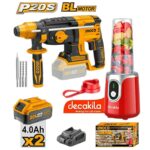 Lithium_ion Cordless Rotary Hammer 2 Pcs Combo Kit Ingco cosli23014