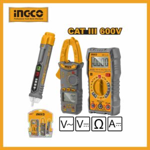3 Pcs Electrical Test Kit Ingco dm3028