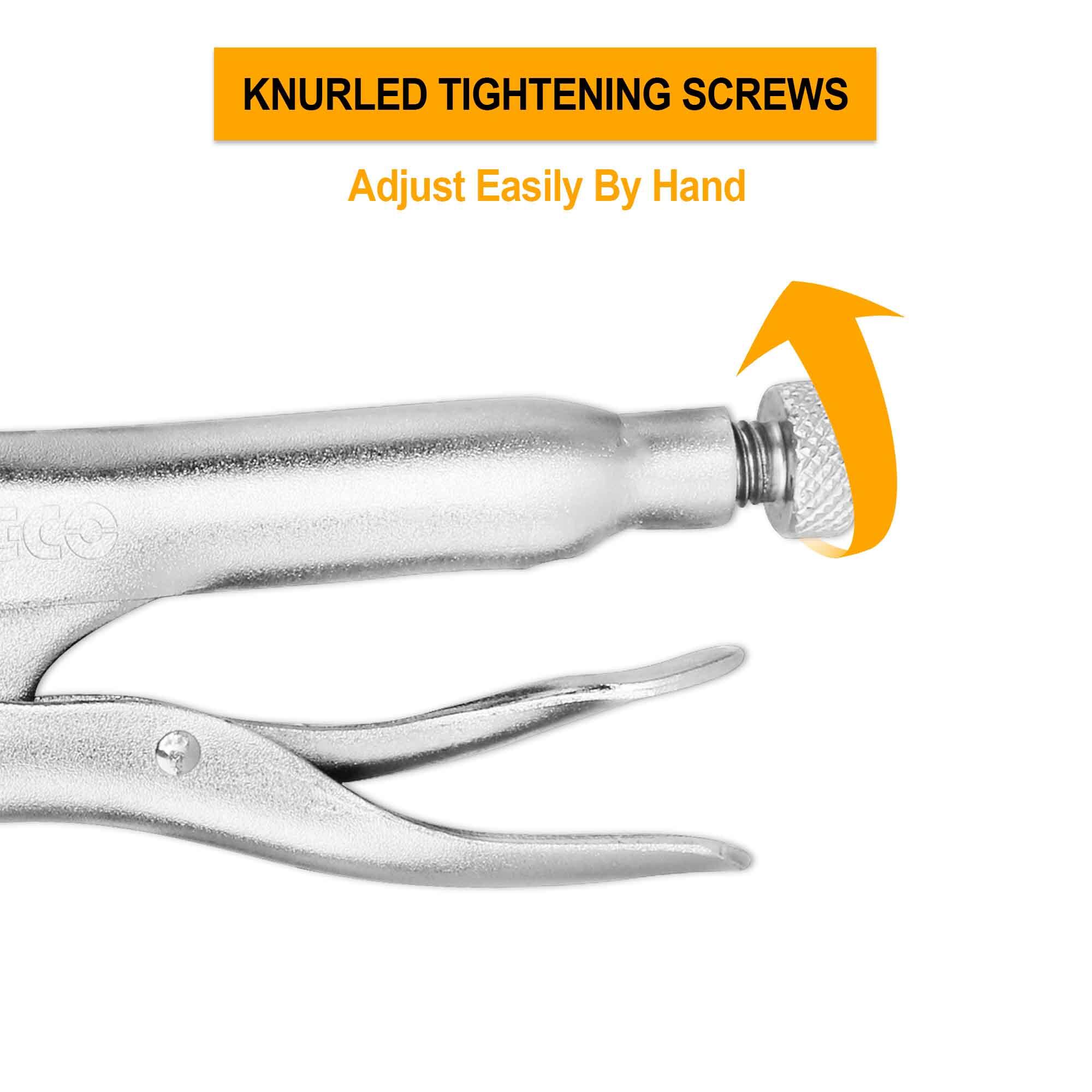 Curved Jaw Locking Plier 10" Ingco hcjlw0210