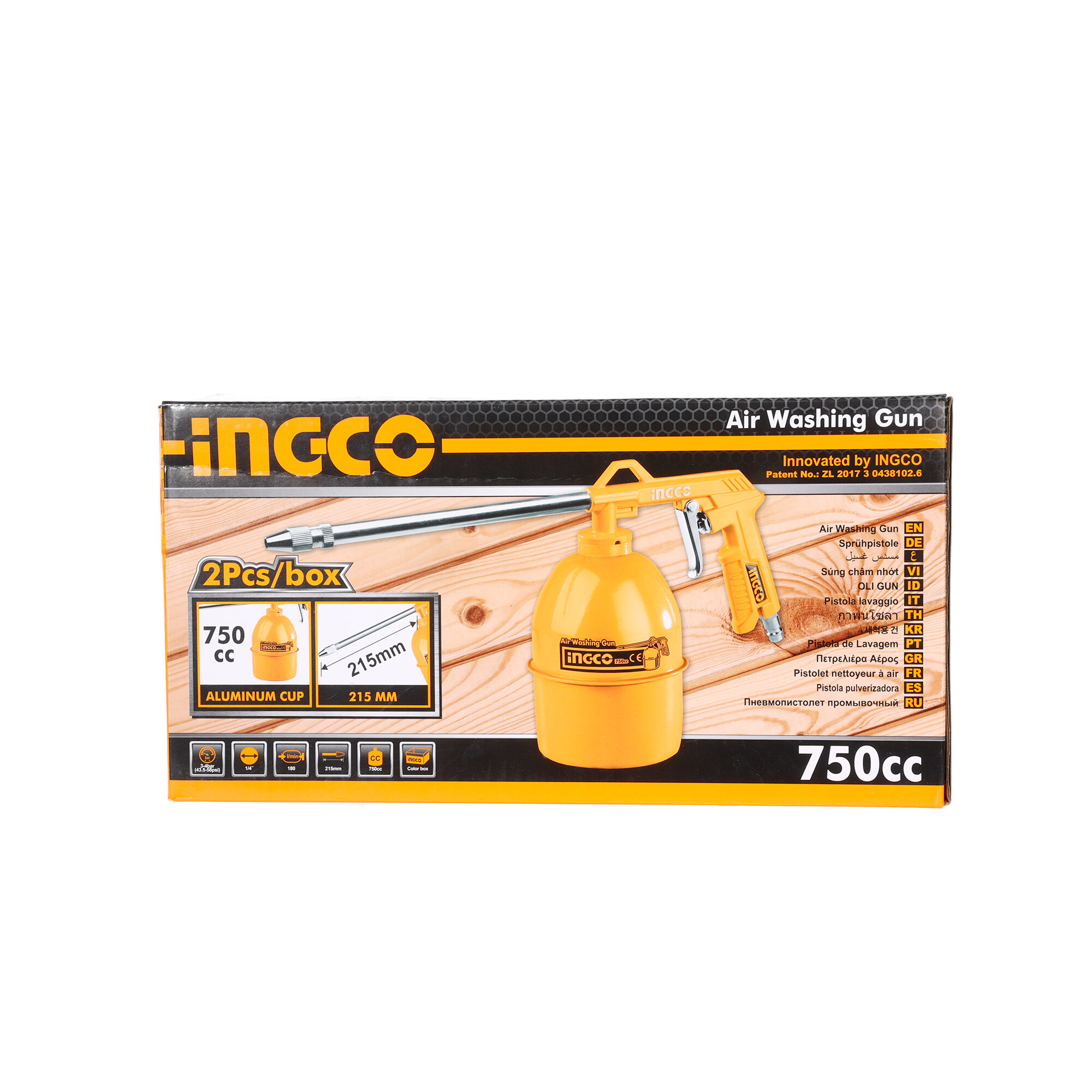 Air Washing Gun 0.75l Ingco awg1001