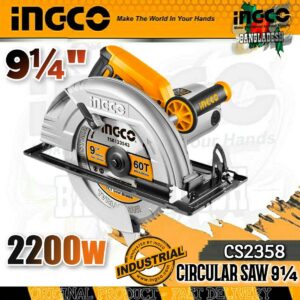 Circular Saw 9-1/4" 2200w Ingco cs2358 China
