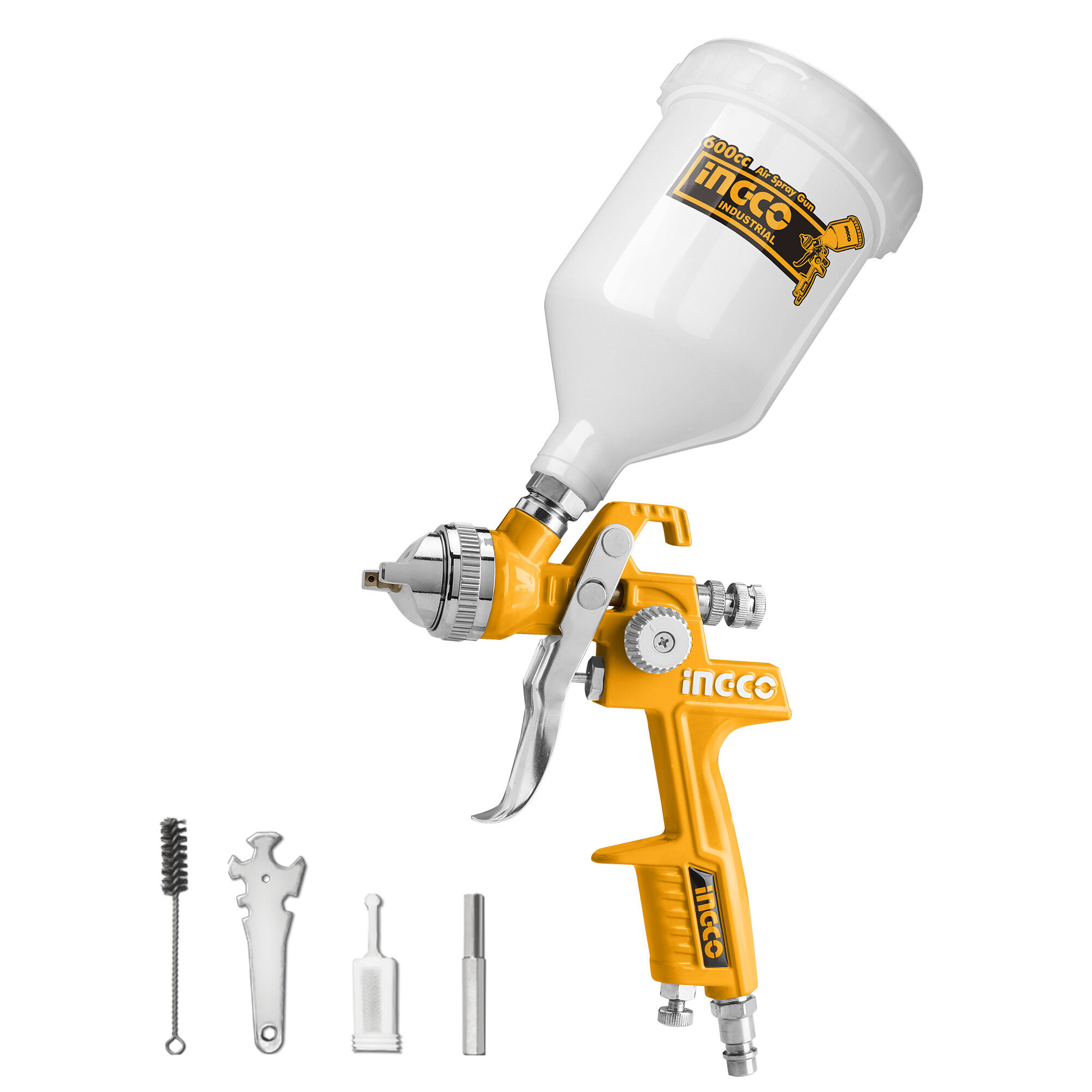 600cc Hvlp Air Spray Gun Ingco asg1061