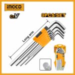 Hex Key 9 Pcs Long Arm Ingco hhk11091