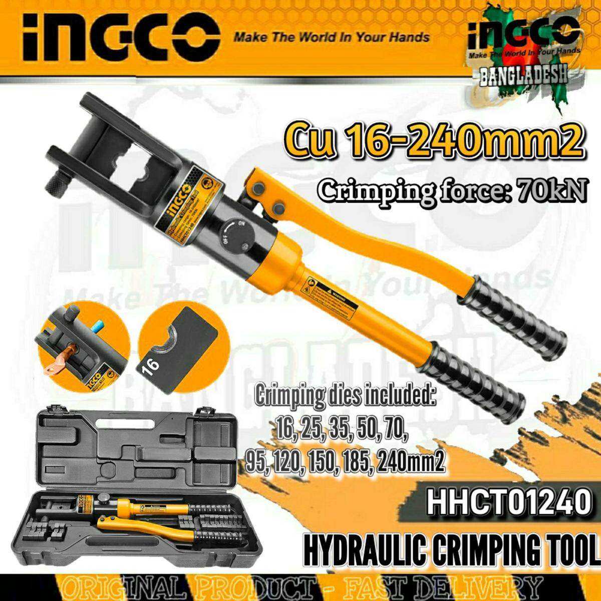 Hydraulic Crimping Tool (cu 16 -300mm2) Ingco hhct01240