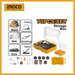 73 Pcs General Use Set For Mini Drill Ingco akmg7072