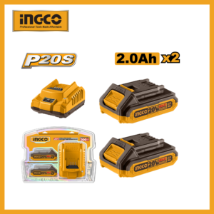 Lithium-ion 20v Battery And Charger Kit Ingco fbcpk1222