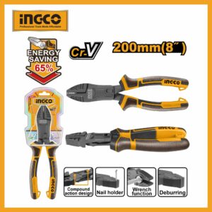 Compound Action Combination Pliers 8" Ingco Hccp58200