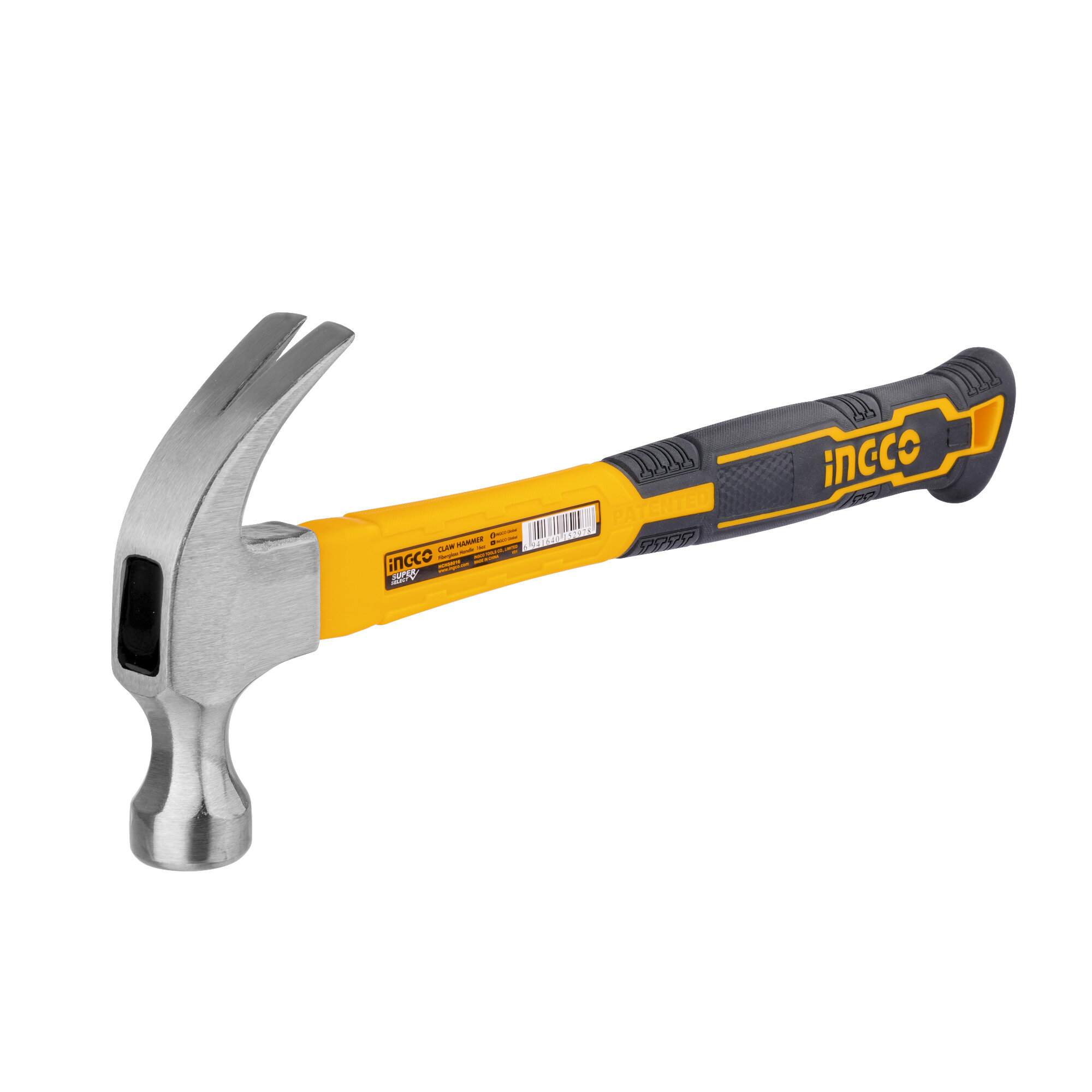 Claw Hammer 1lb (16oz) Ingco hchs8016