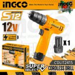 Lithium-ion Cordless Drill 12v Ingco cdli12415