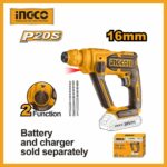 Lithium-ion Rotary Hammer 20v-16mm Ingco crhli20168