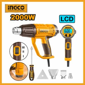 Heat Gun 2000w Ingco With Lcd Display hg200058
