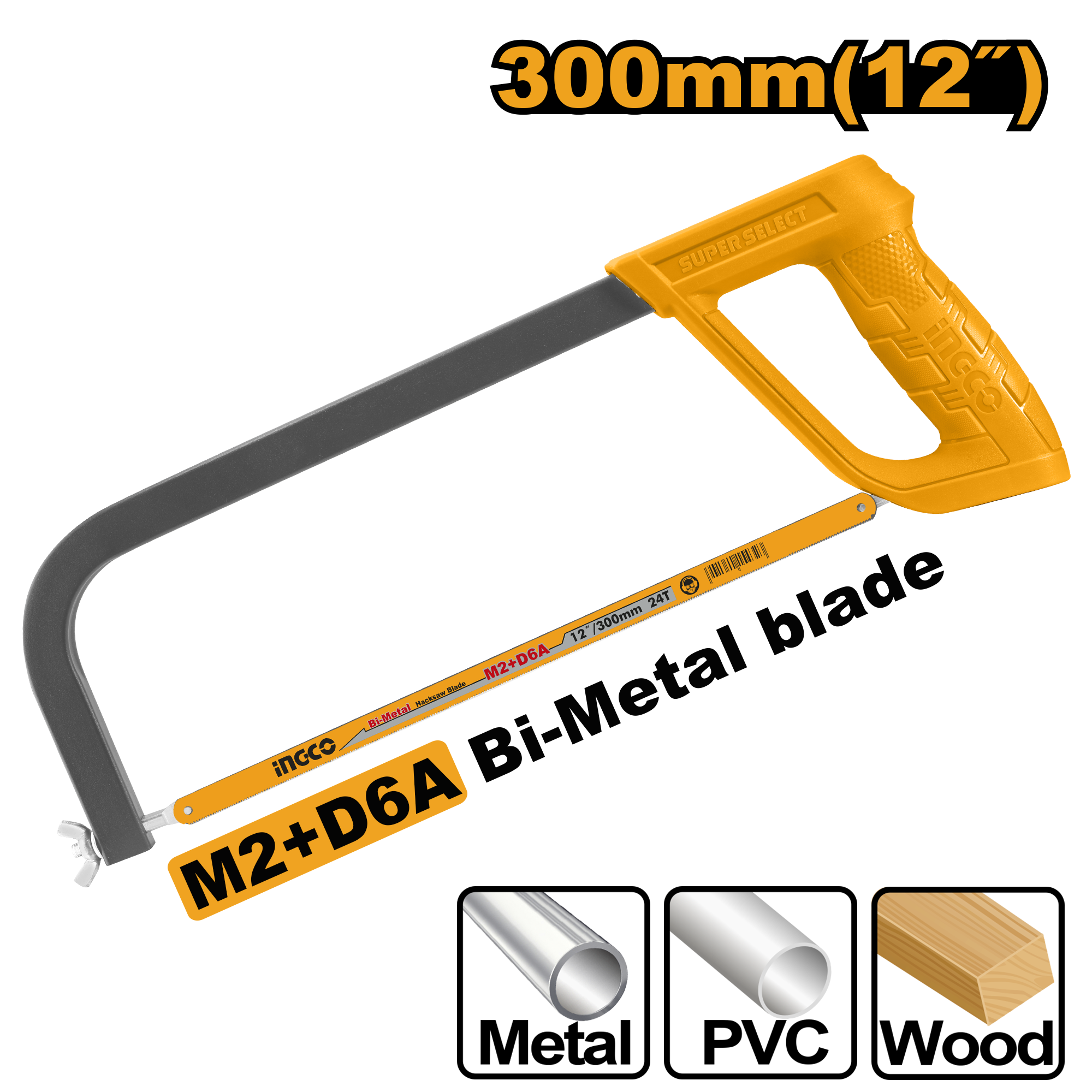 Hacksaw Frame 12" Ingco hhfs3058