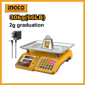 Digital Scale 30kg Ingco hesa3303