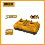 2-port Lithium-ion Battery Charger 20v Ingco fcli2034