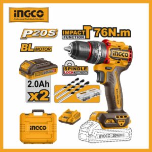 Lithium-ion Compact Brushless Cordless Impact Drill Ingco cidli20768