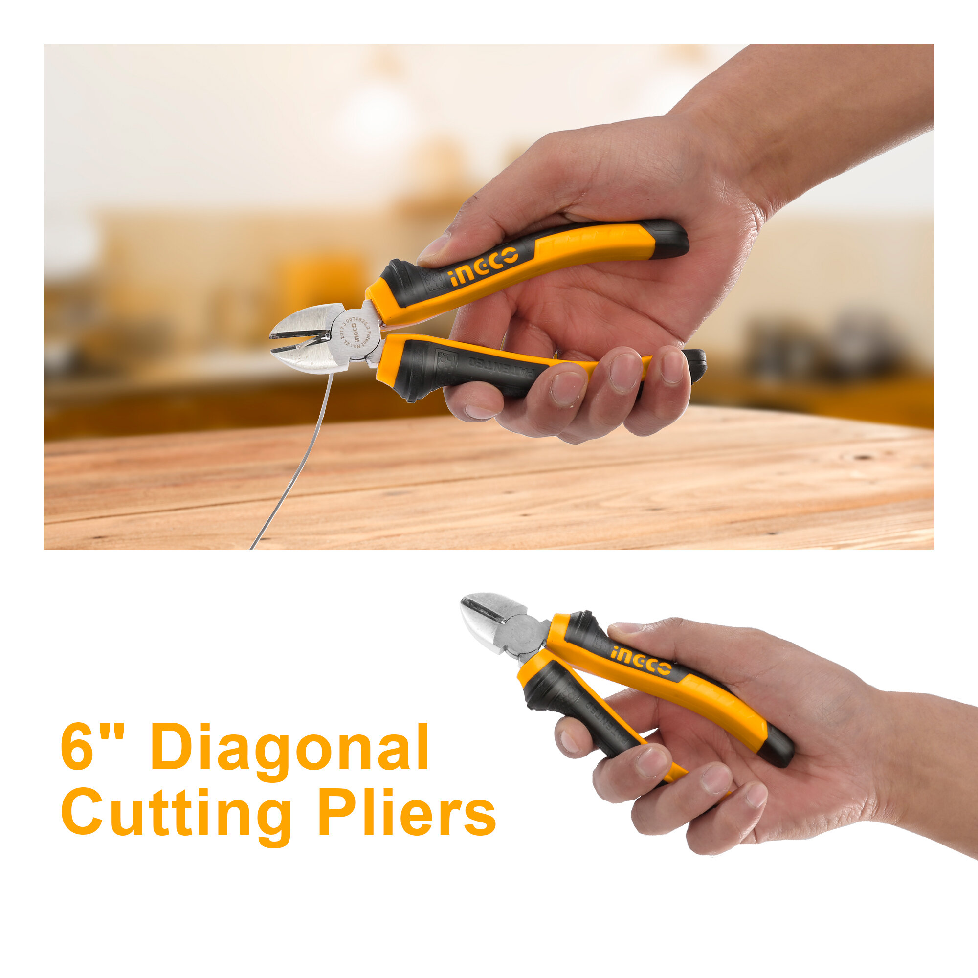 3 Pcs Pliers Set Ingco hkps08318