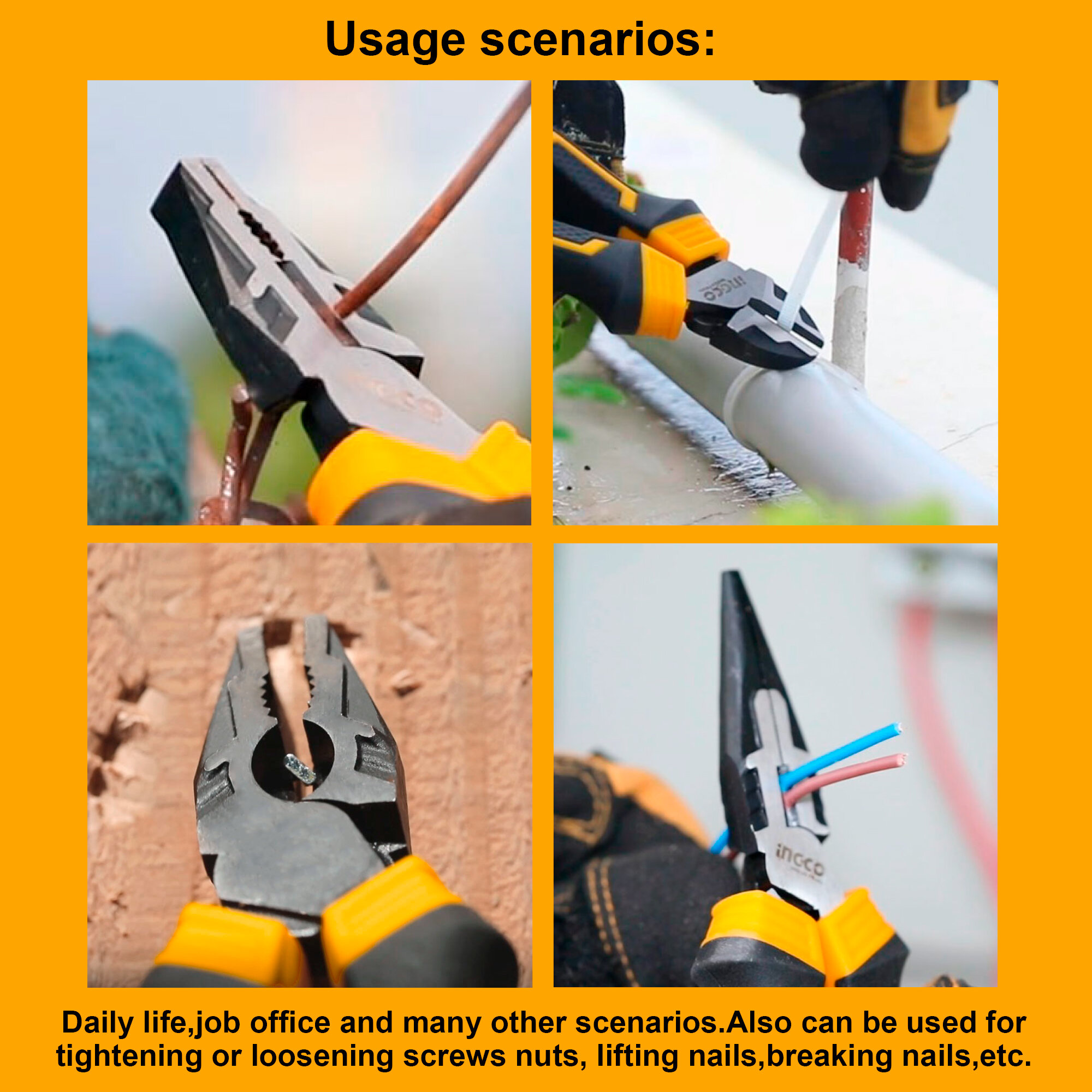3 Pcs High Leverage Pliers Set Ingco hkhlps2831 26 3 Pcs High Leverage Pliers Set Ingco hkhlps2831 - Image 8