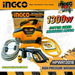 High Pressure Washer 1300w Ingco hpwr13018