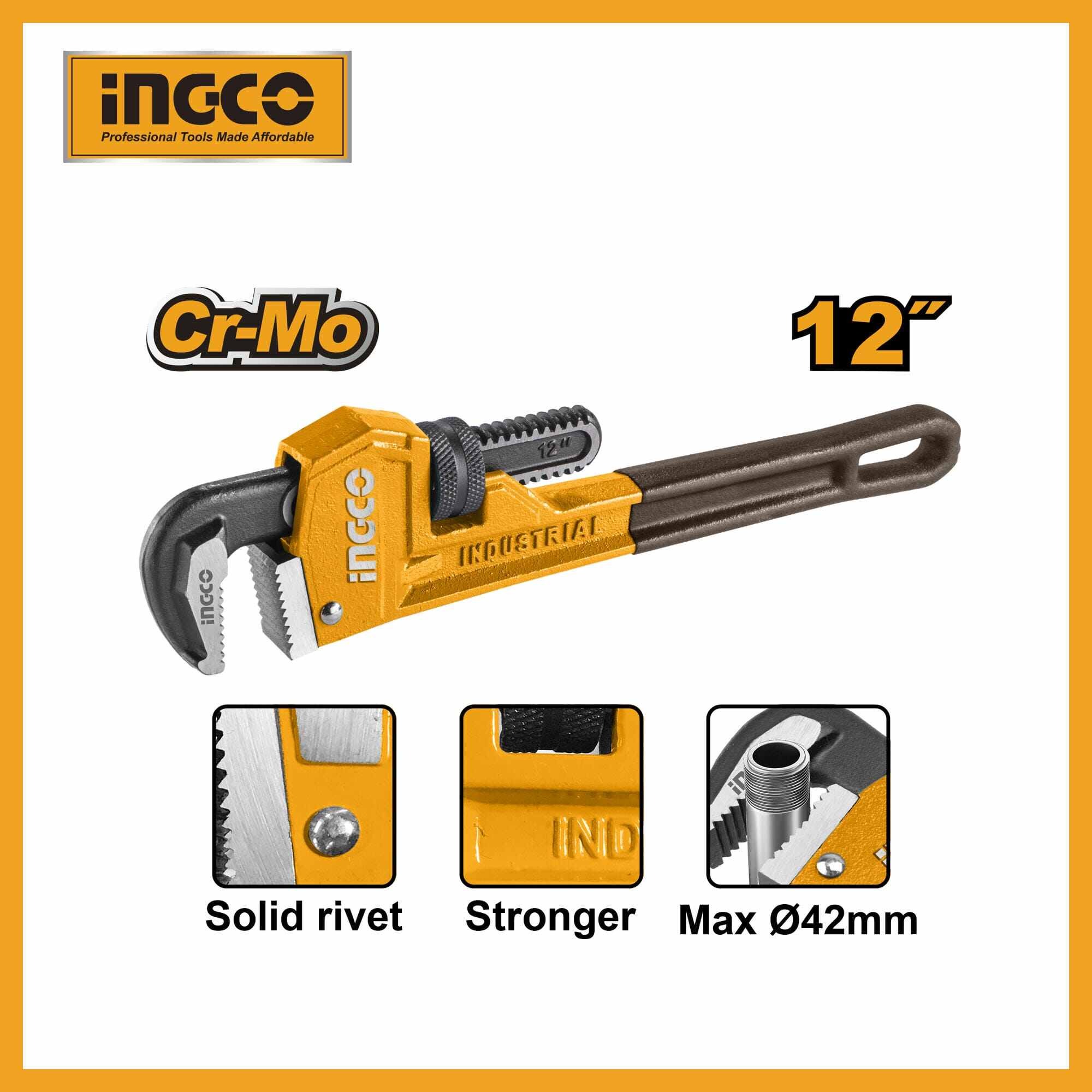 Pipe Wrench 12" Ingco hpw0812