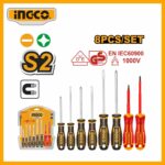 8 Pcs Screwdriver Set Ingco hksds0838