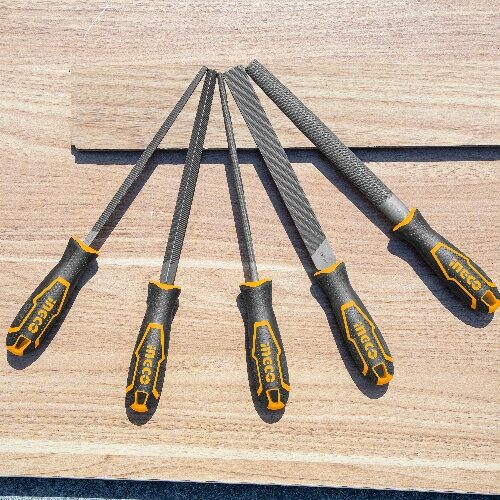 5 Pcs Steel File Set Ingco hktfs0508