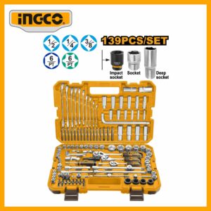 139 Pcs Combination Tools Set Ingco hkthp21391