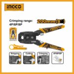 Modular Plug Crimper 8" Ingco hmpc1468p