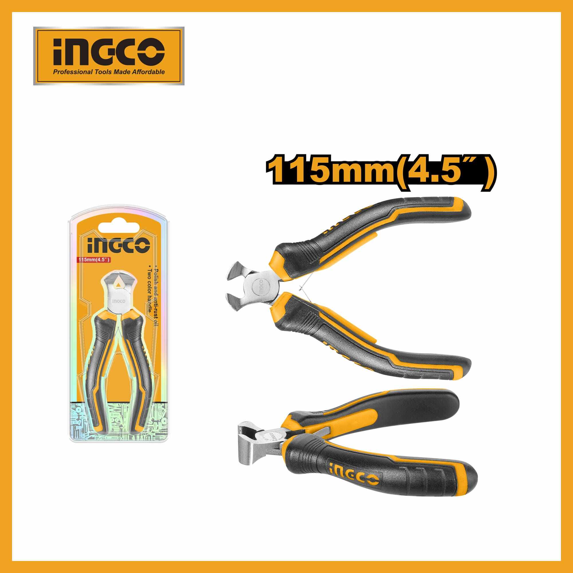 Mini End Cutting Pliers 4.5" Ingco hmbcd08115