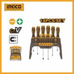 14 Pcs Screwdriver And Precision Screwdriver Set Ingco hksd1428
