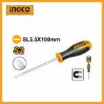 4" Slotted Screwdriver (5mm*100)mm Ingco hs685100