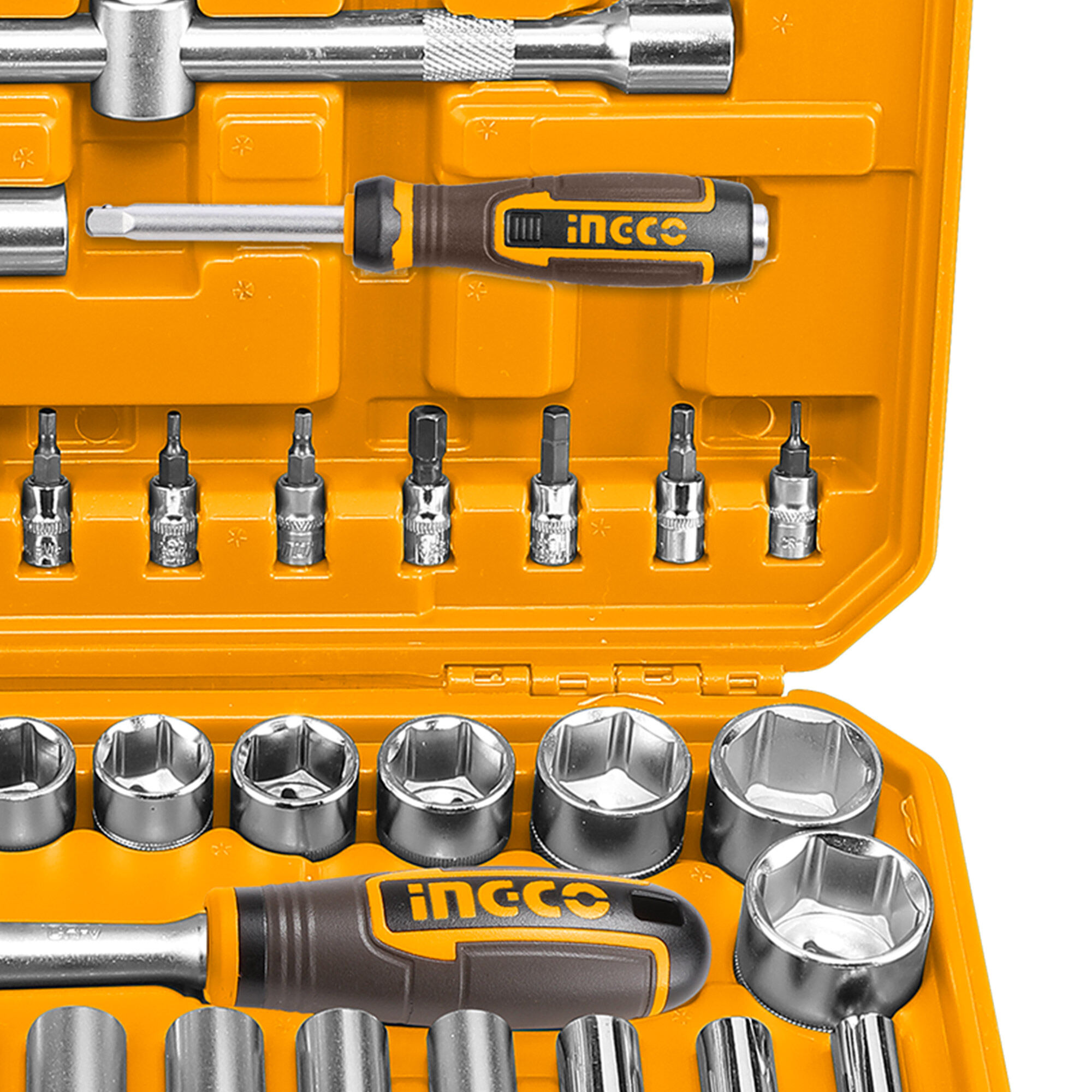 62 Pcs 1/2" Socket Set Ingco hkts12602