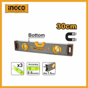 Spirit Level 30cm (magnetic) Ingco hsl38030m
