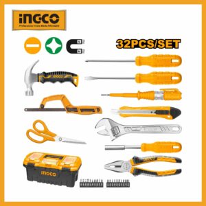 32 Pcs Hand Tools Set Ingco hkthp10321