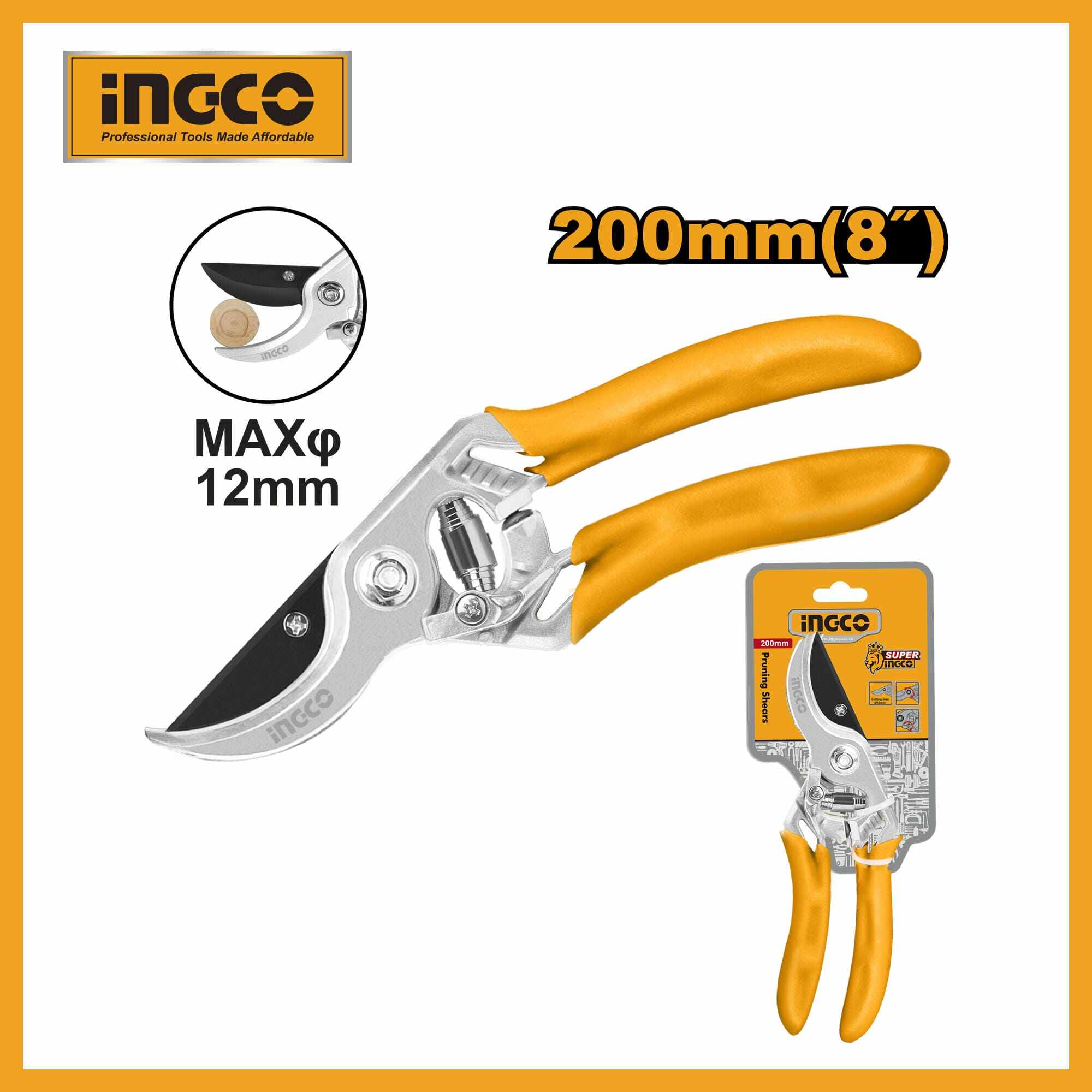Pruning Shear 8" Ingco hps0109