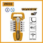 12 Pcs 1/2" Socket Set Ingco hkts12122