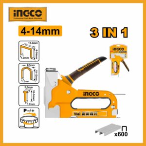Heavy Duty 2 In 1 Staple Gun Ingco hsg1408