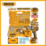 152 Pcs Cordless impact wrench tools set INGCO HKTHP31521