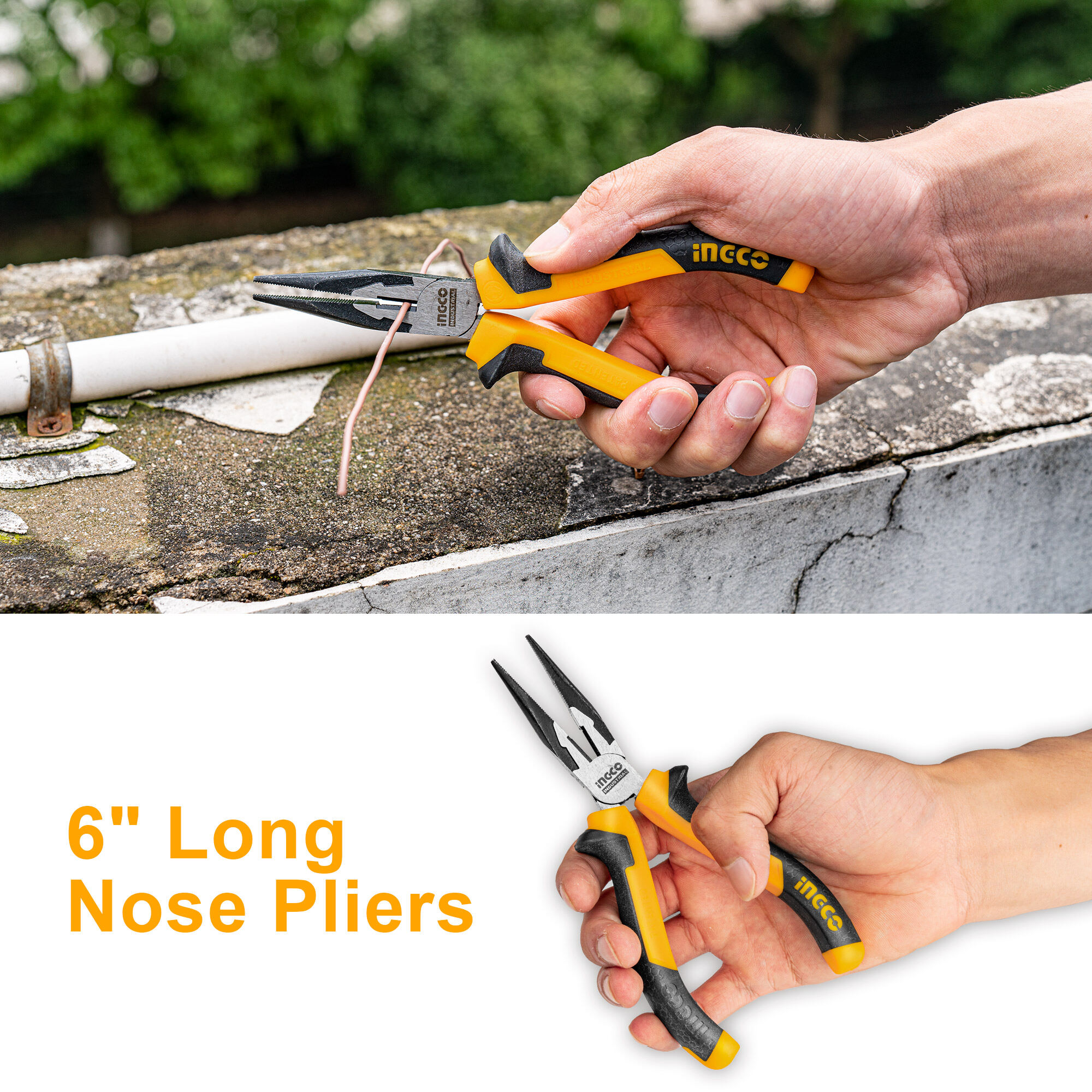 3 Pcs Pliers Set Ingco hkps28318