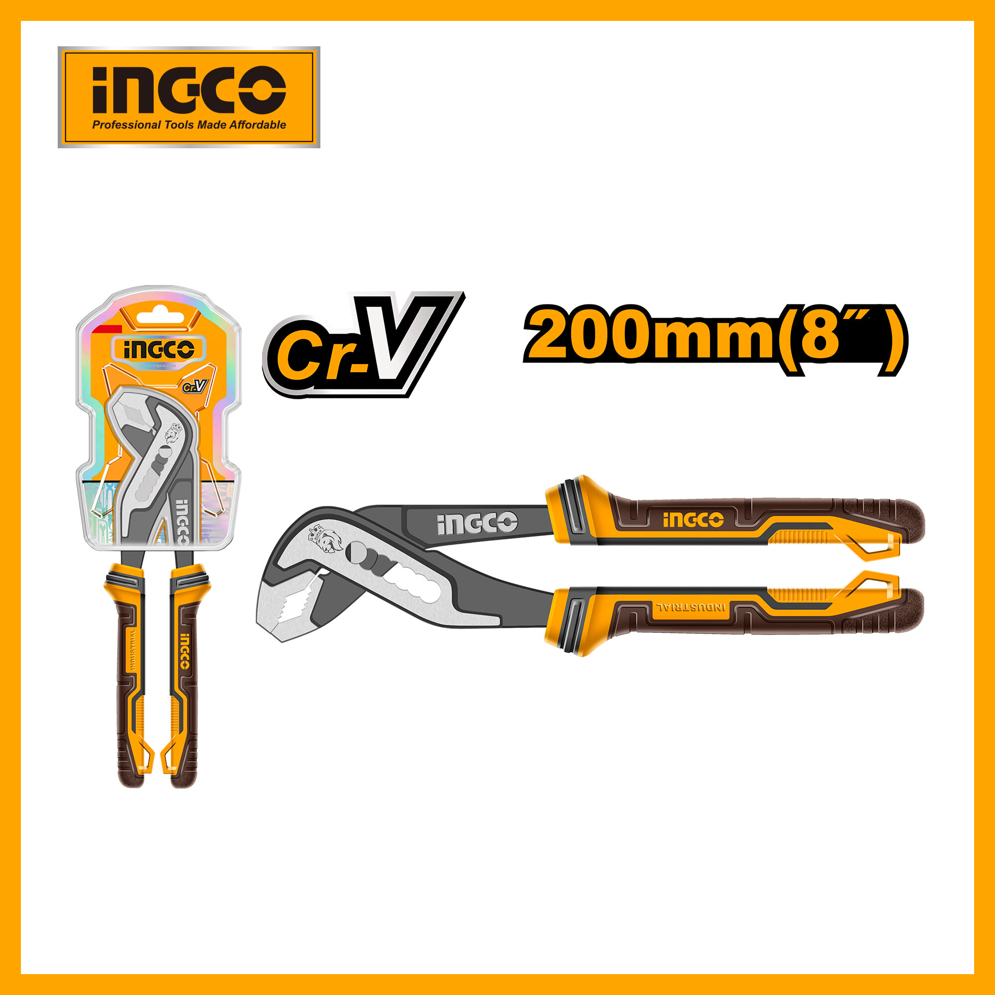 Pump Pliers Ingco hpp28208