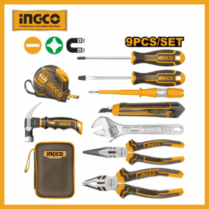 9 Pcs Hand Tools Set Ingco hkth20809