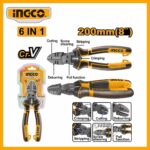 6-in-1 Multi-function diagonal cutting pliers INGCO HMFDCP28200