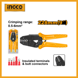 Ratchet Crimping Plier 9" Ingco hrcpj0506